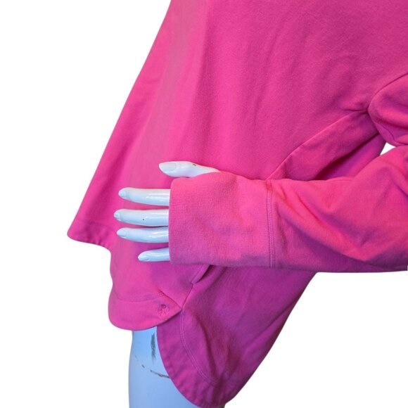 SWEATY BETTY Pink Escape Luxe Fleece Hoodie 12/XL - Picture 5 of 8